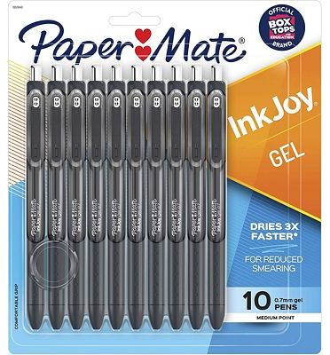 Purchase Paper Mate InkJoy Gel Pens, Medium Point, Black, 10 Count at Amazon.com