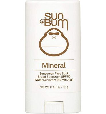 Purchase Sun Bum Mineral SPF 50 Sunscreen Face Stick, Vegan and Reef Friendly (Octinoxate & Oxybenzone Free) Broad Spectrum Natural Sunscreen with UVA/UVB Protection, .45 oz at Amazon.com