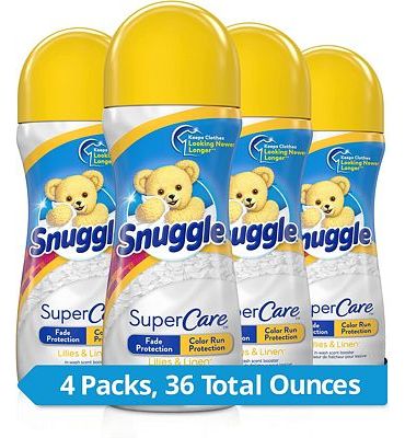 Purchase Snuggle SuperCare in-Wash Scent Booster, Lilies and Linen, 9 Ounce, 4 Count at Amazon.com
