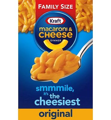 Purchase Kraft Original Macaroni & Cheese Dinner Family Size (14.5 oz Box) at Amazon.com