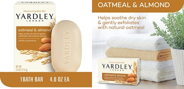 Purchase Yardley Oatmeal and Almond Bar Soap, 4.25 Ounce on Amazon.com
