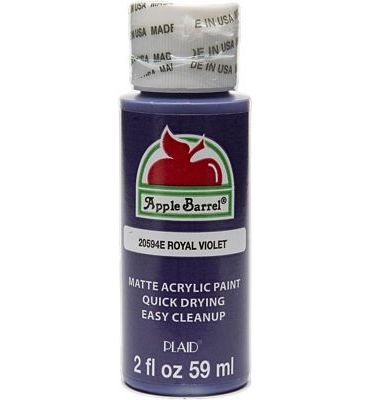 Purchase Apple Barrel Acrylic Paint in Assorted Colors (2 oz), 20594, Royal Velvet at Amazon.com