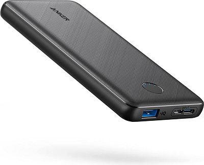 Purchase Anker Portable Charger, 313 Power Bank (PowerCore Slim 10K) 10000mAh Battery Pack USB-C (Input Only) at Amazon.com