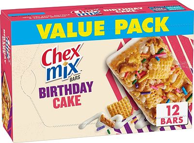 Purchase Chex Mix Snack Bars, Birthday Cake, 13.56 oz, 12 Count Box at Amazon.com