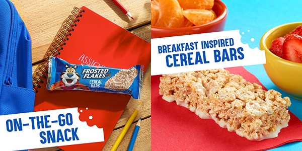 Purchase Kellogg's Frosted Flakes Cereal Bars, Original, On The Go Snack Food, 38.4oz Case (8 Count) on Amazon.com