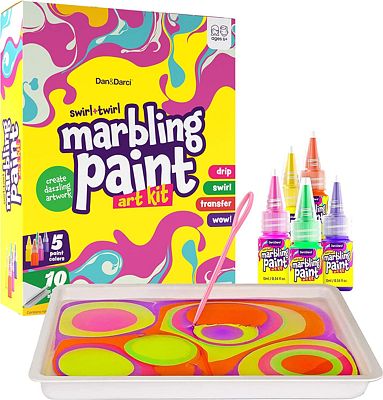 Purchase Marbling Paint Art Kit for Kids, Girls & Boys Ages 6-12, Marble Painting Kits at Amazon.com