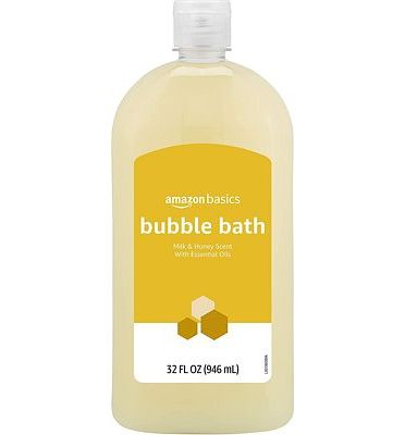 Purchase Amazon Basics Milk and Honey Bubble Bath, 32 Fluid Ounces, 1-Pack (Previously Solimo) at Amazon.com