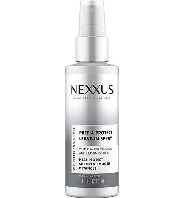 Purchase Nexxus Prep and Protect Leave-In Spray Leave-in Conditioner Spray Weightless Style Detangler Moisturizer, Detangler and Heat Protectant 4.1 oz at Amazon.com