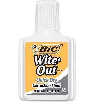 Purchase BIC Wite-Out Quick Dry Correction Fluid, 20 ml at Amazon.com