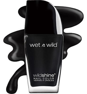 Purchase wet n wild Shine Nail Polish, Black Creme, 0.41 Fluid Ounce at Amazon.com