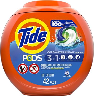 Purchase Tide Pods Laundry Detergent Soap Pods, Original Scent, 42 Count at Amazon.com
