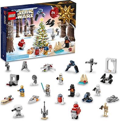 Purchase LEGO Star Wars 2022 Advent Calendar 75340 Building Toy Set for Kids, Boys and Girls, Ages 6+, 8 Characters and 16 Mini Builds (329 Pieces) at Amazon.com