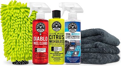 Purchase Chemical Guys Clean & Shine Car Wash Starter Kit - Safe for All Vehicles (7 Items) at Amazon.com