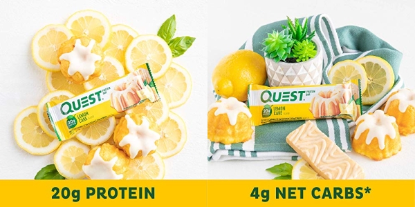 Purchase Quest Nutrition Lemon Cake Bar, 12 Count on Amazon.com