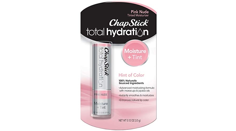 Purchase ChapStick Total Hydration Moisture + Tint Pink Nude Tinted Lip Balm Tube, Tinted Moisturizer - 0.12 Oz at Amazon.com