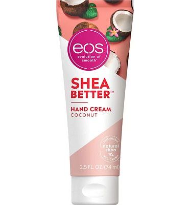 Purchase eos Shea Better Hand Cream - Coconut, Natural Shea Butter Hand Lotion and Skin Care, 24 Hour Hydration with Shea Butter & Oil, 2.5 oz at Amazon.com