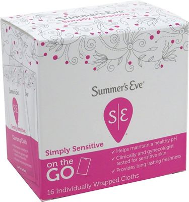 Purchase Summer's Eve Cleansing Cloths, Simply Sensitive, 16 Count at Amazon.com