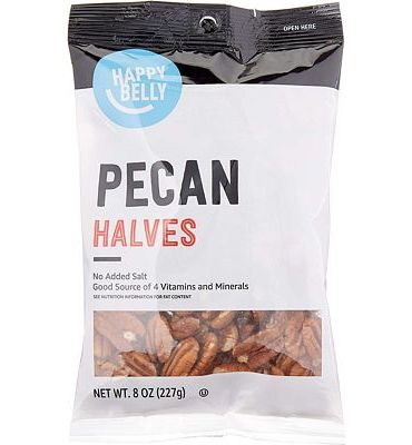 Purchase Amazon Brand - Happy Belly Pecan Halves, 8 Ounce at Amazon.com