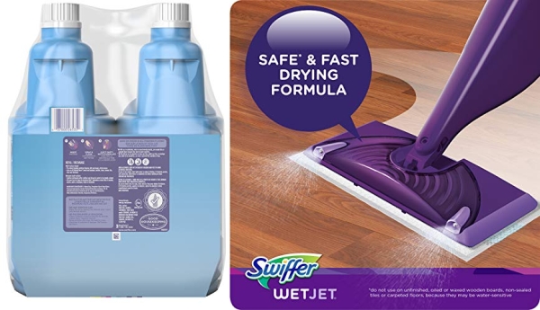 Purchase Swiffer Wetjet Hardwood Floor Mopping and Cleaning Solution Refills, All Purpose Cleaning Product, Open Window Fresh Scent, 42.2 Fl Oz (Pack of 2) on Amazon.com