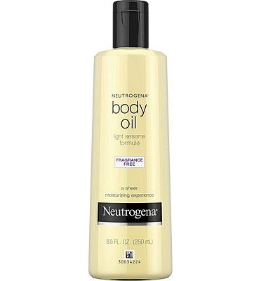 Purchase Neutrogena Fragrance-Free Lightweight Body Oil for Dry Skin, Sheer Moisturizer in Light Sesame Formula, 8.5 Fl Oz at Amazon.com