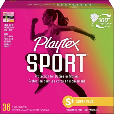 Purchase Playtex Sport Tampons with Flex-Fit Technology, Super Plus, Unscented - 36 Count at Amazon.com