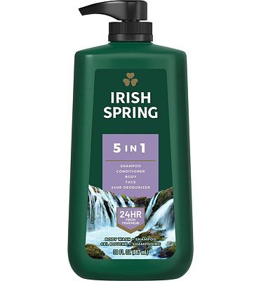 Purchase Irish Spring 5-in-1 Body Wash for Men, 30 Oz Pump at Amazon.com
