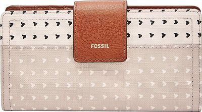 Purchase Fossil Women's Logan Leather RFID-Blocking Tab Clutch Wallet at Amazon.com
