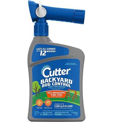 Purchase Cutter Backyard Bug Control Spray Concentrate, Mosquito Repellent, Kills Mosquitoes, Fleas & Listed Ants, 32 fl Ounce at Amazon.com