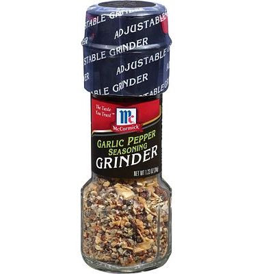Purchase McCormick Garlic Pepper Seasoning Grinder, 1.23 oz at Amazon.com