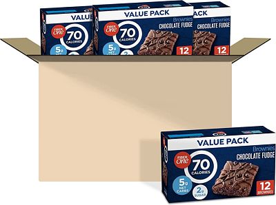 Purchase Fiber One 70 Calorie Brownies, Chocolate Fudge, Snack Bars, 12 ct, 10.6 Ounce (Pack of 4) at Amazon.com