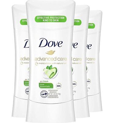 Purchase Dove Antiperspirant Deodorant with 48 Hour Protection Advance Cool Essentials Deodorant for Women, 2.6 Ounce (Pack of 4) at Amazon.com