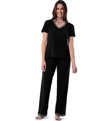Purchase Fruit of the Loom Women's Short Sleeve Tee and Pant 2 Piece Sleep Set at Amazon.com