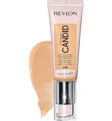 Purchase Revlon PhotoReady Candid Natural Finish Foundation, with Anti-Pollution, Antioxidant, Anti-Blue Light Ingredients, 230 Bare, 0.75 fl. oz. at Amazon.com