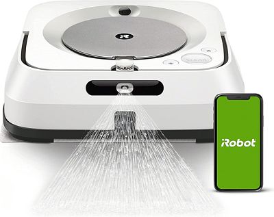 Purchase iRobot Braava Jet M6 (6110) Ultimate Robot Mop- Wi-Fi Connected, Precision Jet Spray, Smart Mapping, Works with Alexa, Ideal for Multiple Rooms, Recharges and Resumes, White at Amazon.com