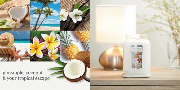 Purchase Yankee Candle Large Jar Candle, Coconut Beach on Amazon.com