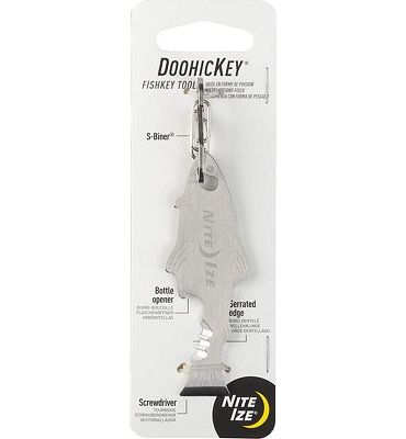 Purchase Nite Ize DoohicKey FishKey Key Tool Keychain Multi-Tool, Stainless, 1-Pack at Amazon.com
