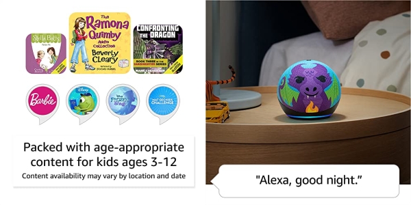 Purchase All-New Echo Dot (5th Gen, 2022 release) Kids, Designed for kids, with parental controls, Owl on Amazon.com