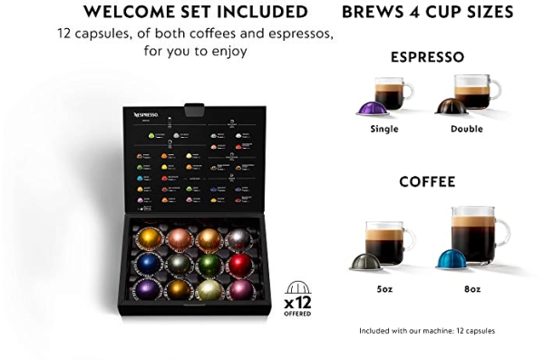 Purchase Nespresso VertuoPlus Coffee and Espresso Machine by De'Longhi, Grey on Amazon.com