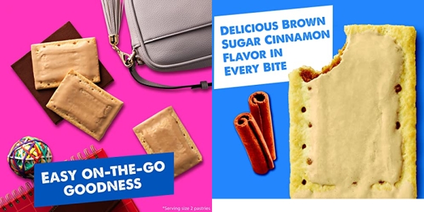 Purchase Pop-Tarts, Breakfast Toaster Pastries, Frosted Brown Sugar Cinnamon, Fun Snacks for Kids (64 Toaster Pastries) on Amazon.com