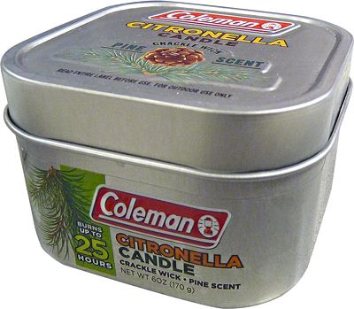 Purchase Coleman Scented Outdoor Citronella Candle with Wooden Crackle Wick - 6 oz at Amazon.com