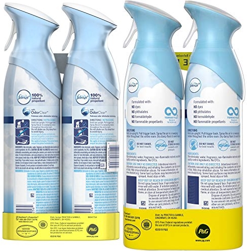 Purchase Febreze Air Freshener Spray, Linen & Sky, Odor Eliminator for Strong Odors, 8.8 Oz (2 Count) Multicolor on Amazon.com