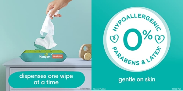 Purchase Baby Wipes, Pampers Expressions Baby Diaper Wipes, Hypoallergenic, Botanical Rain Scent, 9X Pop-Top Packs, 504 Count on Amazon.com