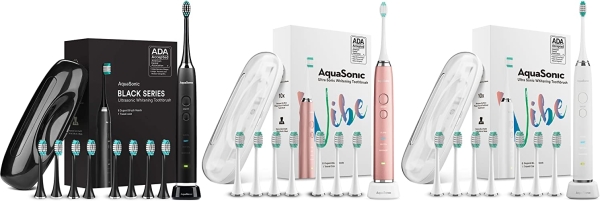 image of products available in sale of '.Save 10% on 3 select items with code AQUASONIC10.'