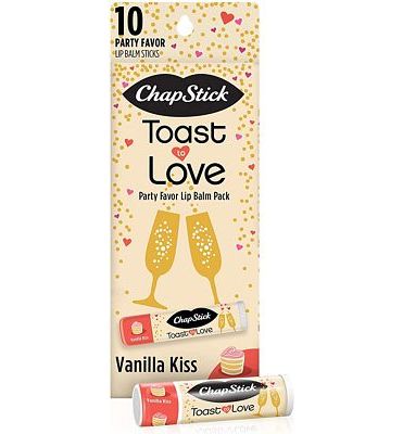 Purchase Chapstick Party Favor Lip Balm Gift Pack Toast to Love 10 Sticks 0.15 oz Each at Amazon.com