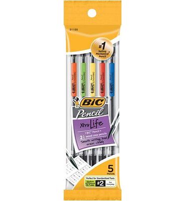 Purchase BIC Mechanical Pencil, Medium Point, 0.7mm, 5 ct at Amazon.com