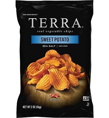 Purchase Terra Vegetable Chips, Sweet Potato with Sea Salt, 2 oz. (Pack of 8) at Amazon.com