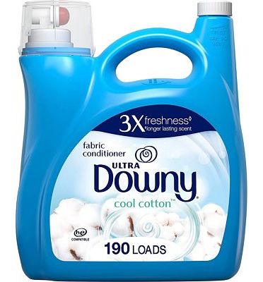 Purchase Downy Cool Cotton Liquid Fabric Conditioner (Fabric Softener), 164 Fl Oz, 190 Loads at Amazon.com