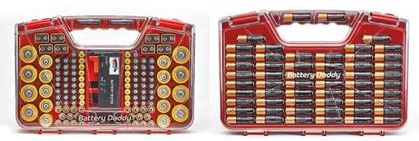 Purchase Ontel Battery Daddy 180 Battery Organizer and Storage Case with Tester,, As Seen on TV on Amazon.com