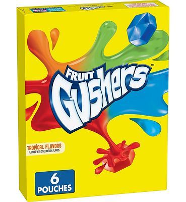 Purchase Gushers Fruit Flavored Snacks, Tropical, Gluten Free, 0.8 oz, 6 ct at Amazon.com