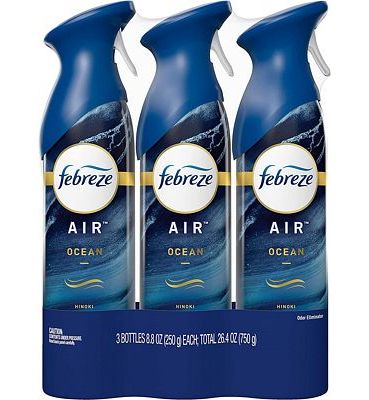 Purchase Febreze Air Effects Ocean Scent Air Freshener, 8.8 oz. Can, Pack of 3 at Amazon.com